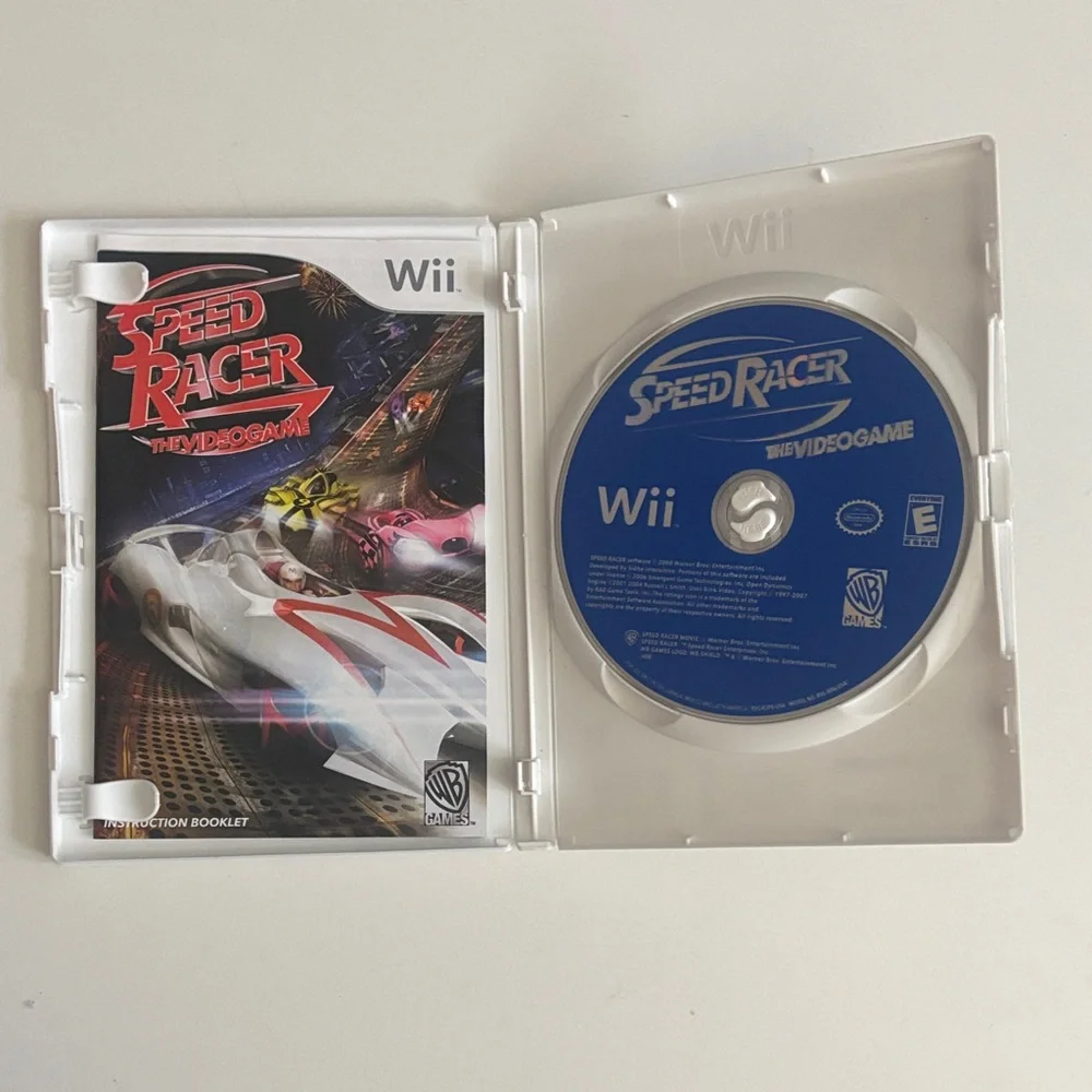 Nintendo Speed Racer: The Videogame - White and Red Cover